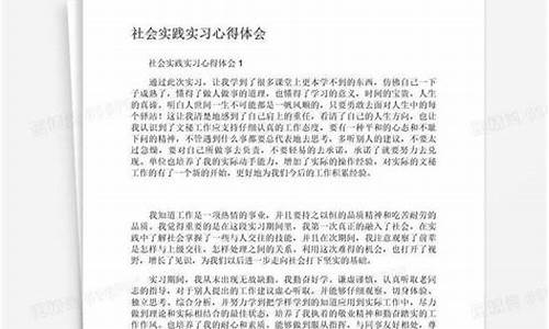 个人社会实践心得体会_个人社会实践心得体会800字